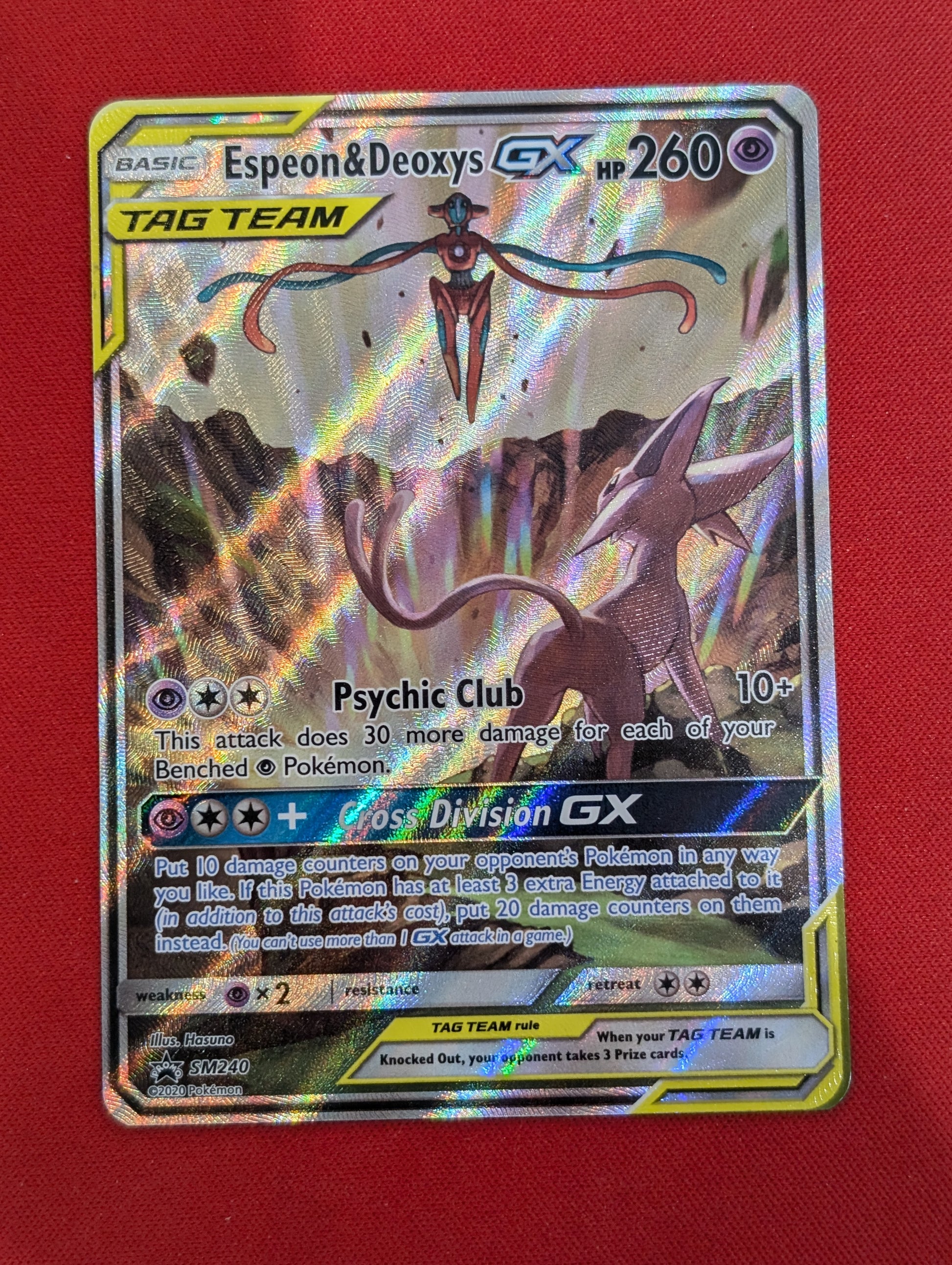 #SM240 Espeon & Deoxys GX SM Promos