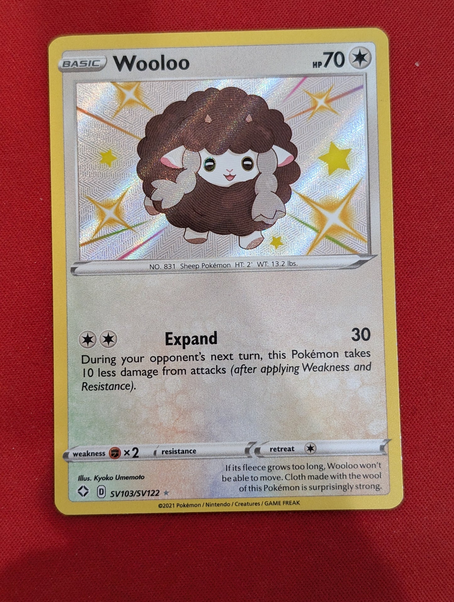 #SV103/SV122 Wooloo Shining Fates: Shiny Vault