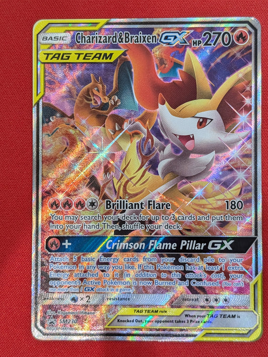 #SM230 Charizard & Braixen GX SM Promos