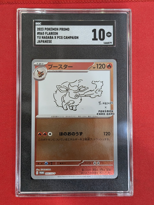 #065/SV-P Flareon (Yu Nagaba) Miscellaneous Cards & Products GEM-MT SGC