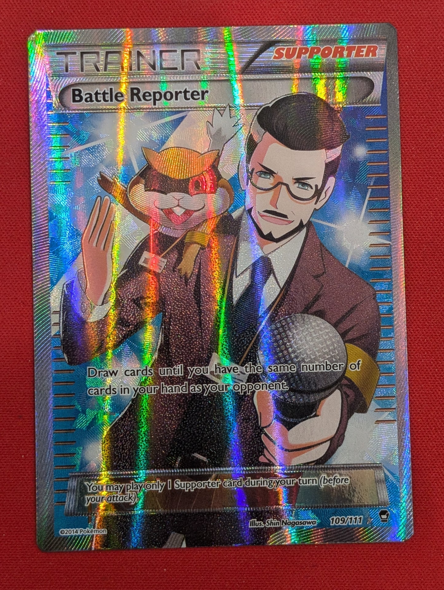 #109/111 Battle Reporter (109 Full Art) XY - Furious Fists