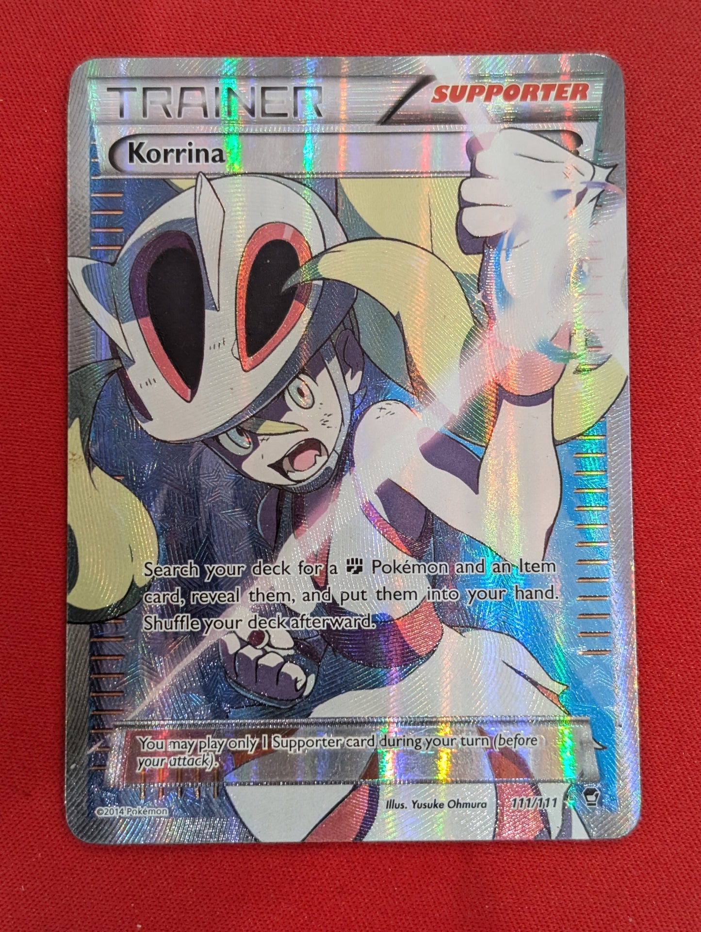 #111/111 Korrina (111 Full Art) XY - Furious Fists