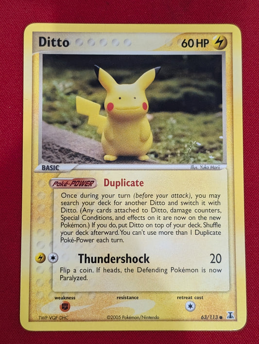 #063/113 Ditto - 63/113 (Pikachu) Delta Species