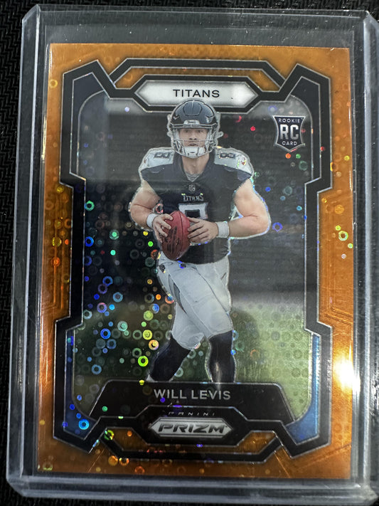 #397 Will Levis 2023 Panini Prizm Tennessee Titans sports Disco