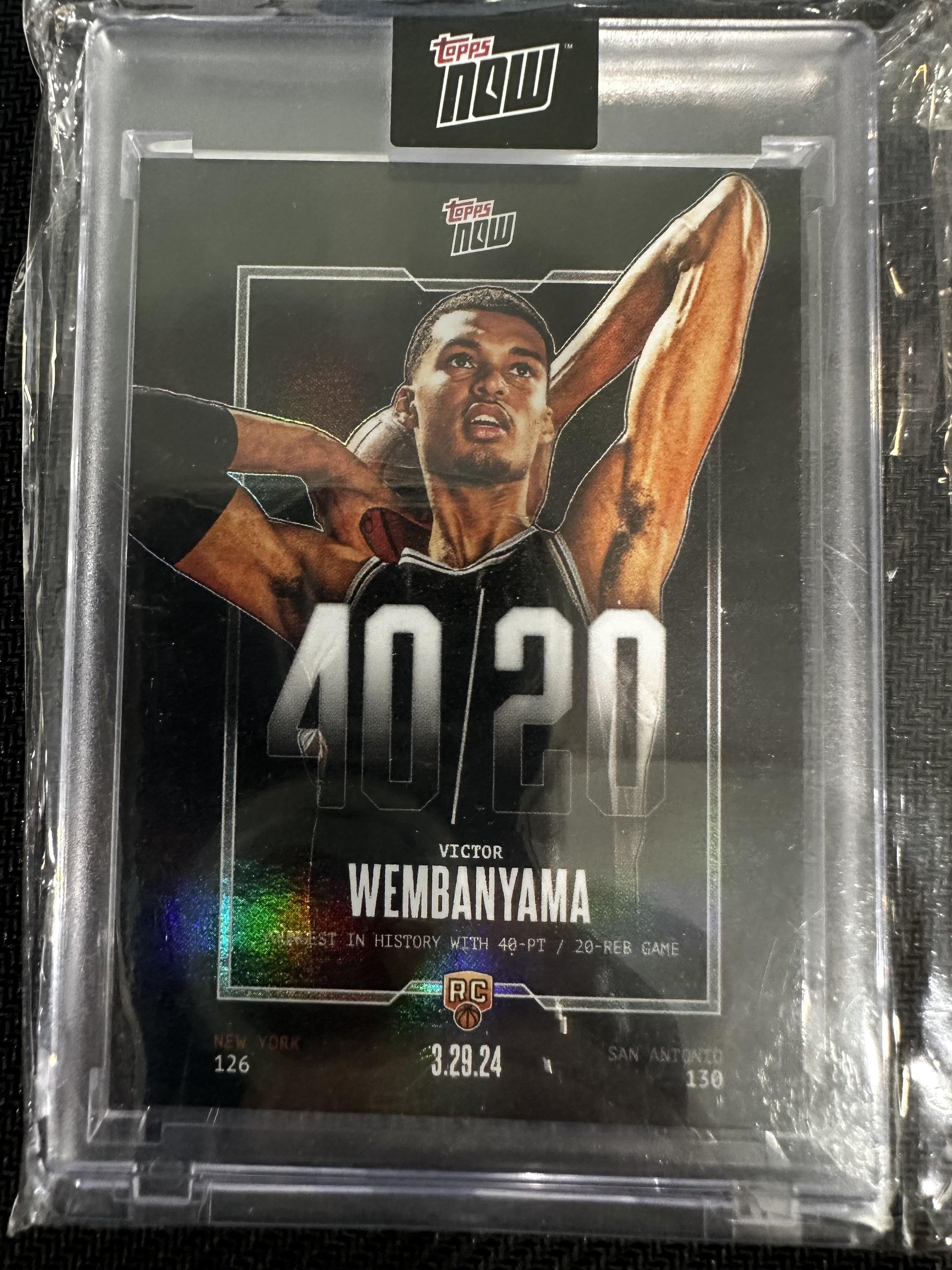 #VW-5 Victor Wembanyama 2023-24 Topps Now San Antonio Spurs sports