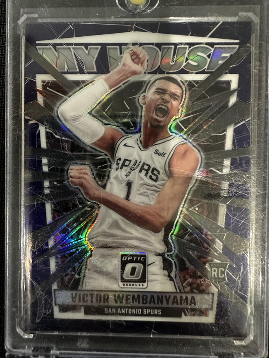 #6 Victor Wembanyama 2023-24 Donruss Optic Spurs My House Purple