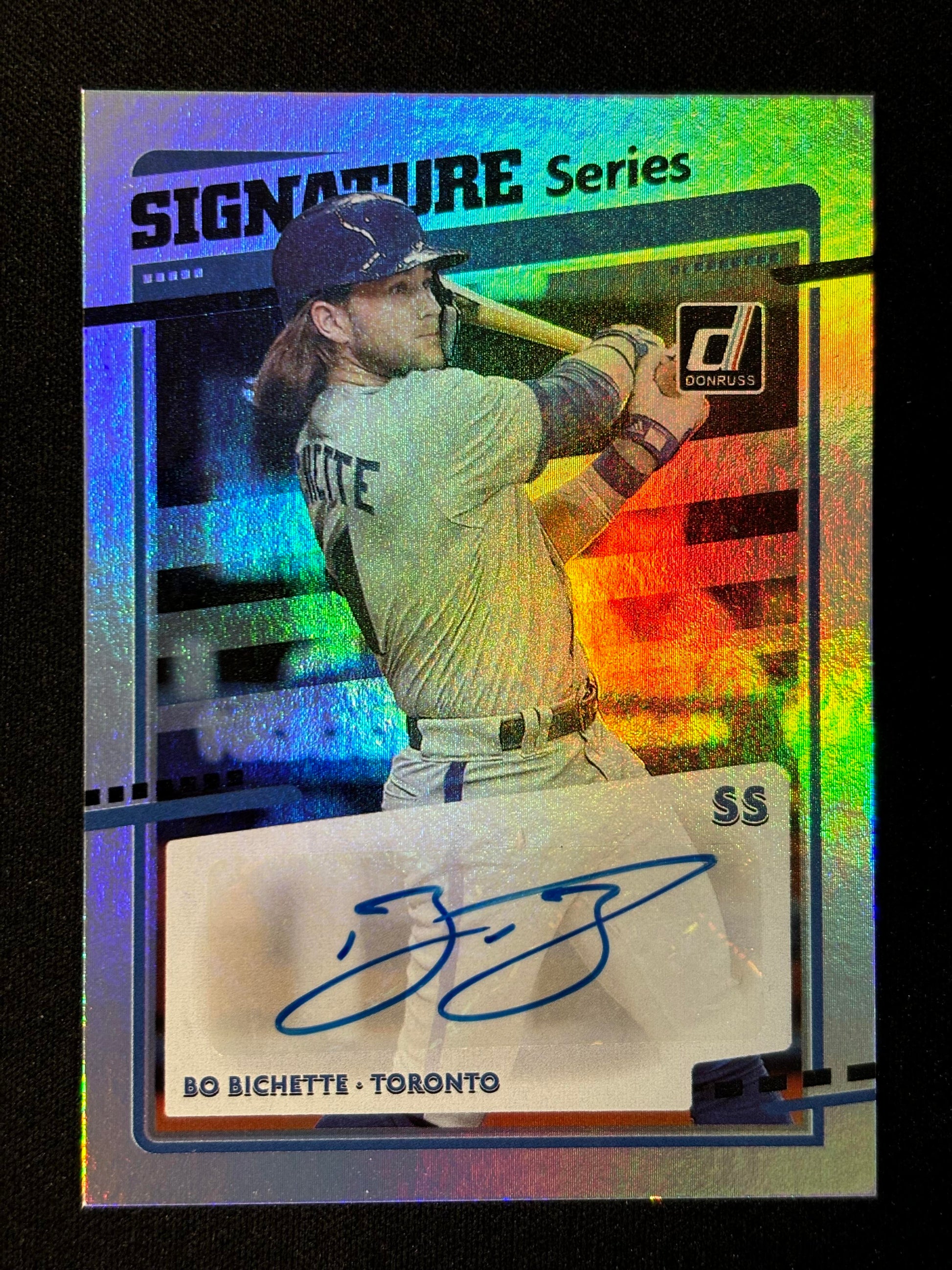 #SS-BO Bo Bichette 2020 Donruss AU Auto Toronto Blue Jays Signature Series