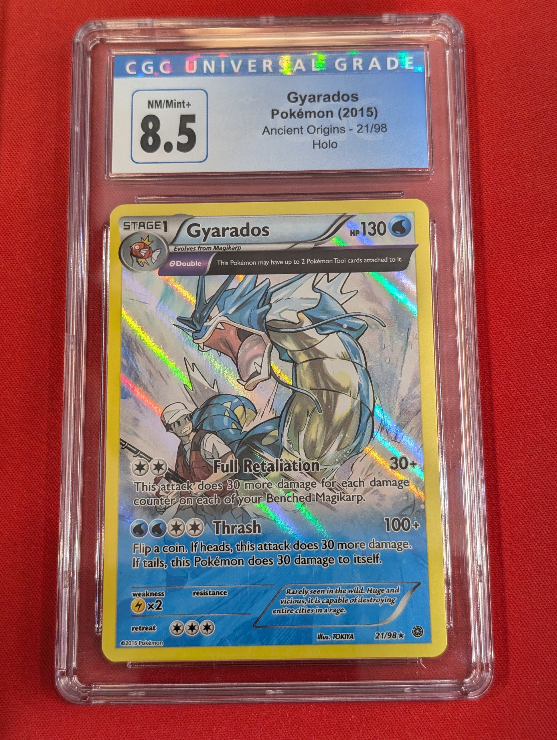 XY - Ancient Origins #21/98 Gyarados (21) CGC 8.5