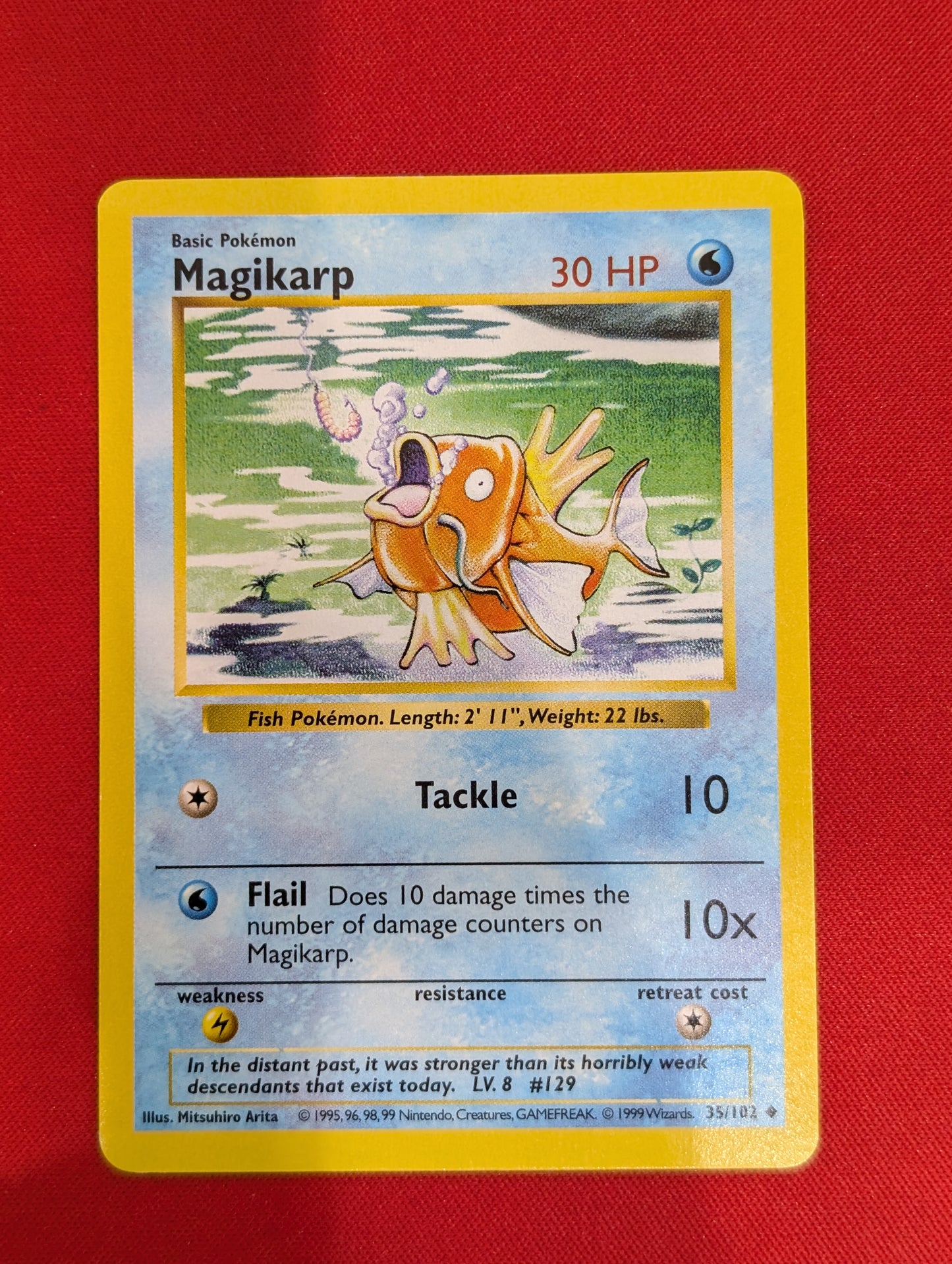 #035/102 Magikarp Base Set (Shadowless)