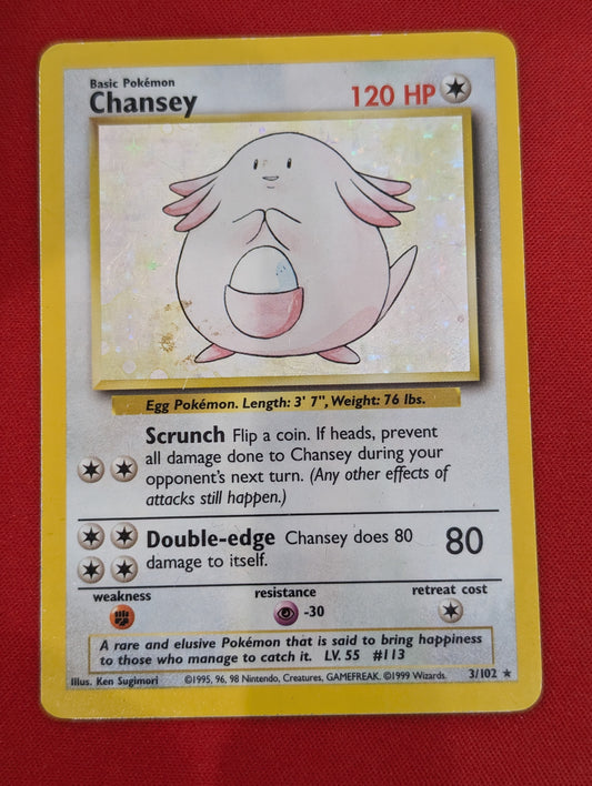 #003/102 Chansey Base Set