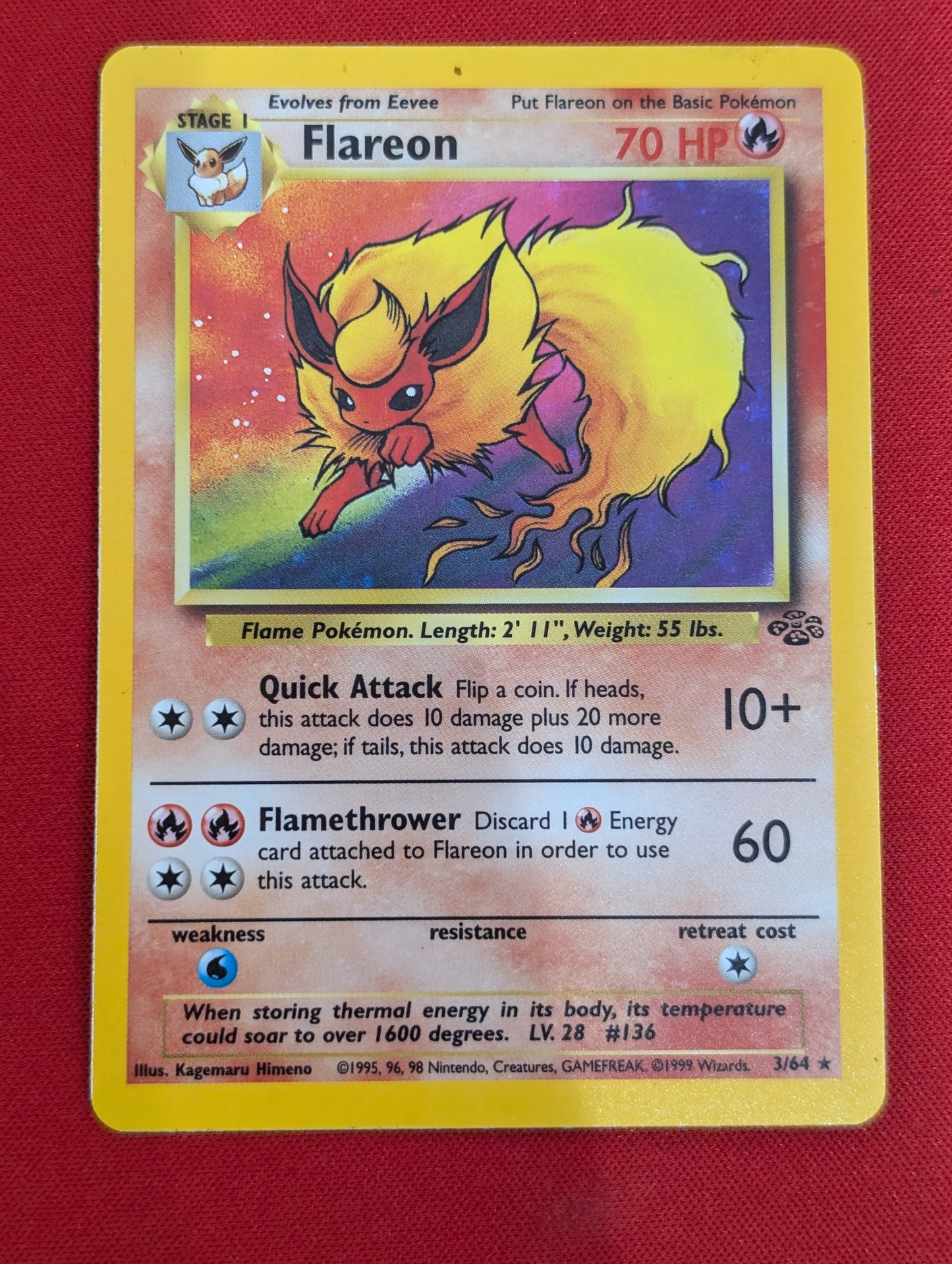 #03/64 Flareon (3) Jungle