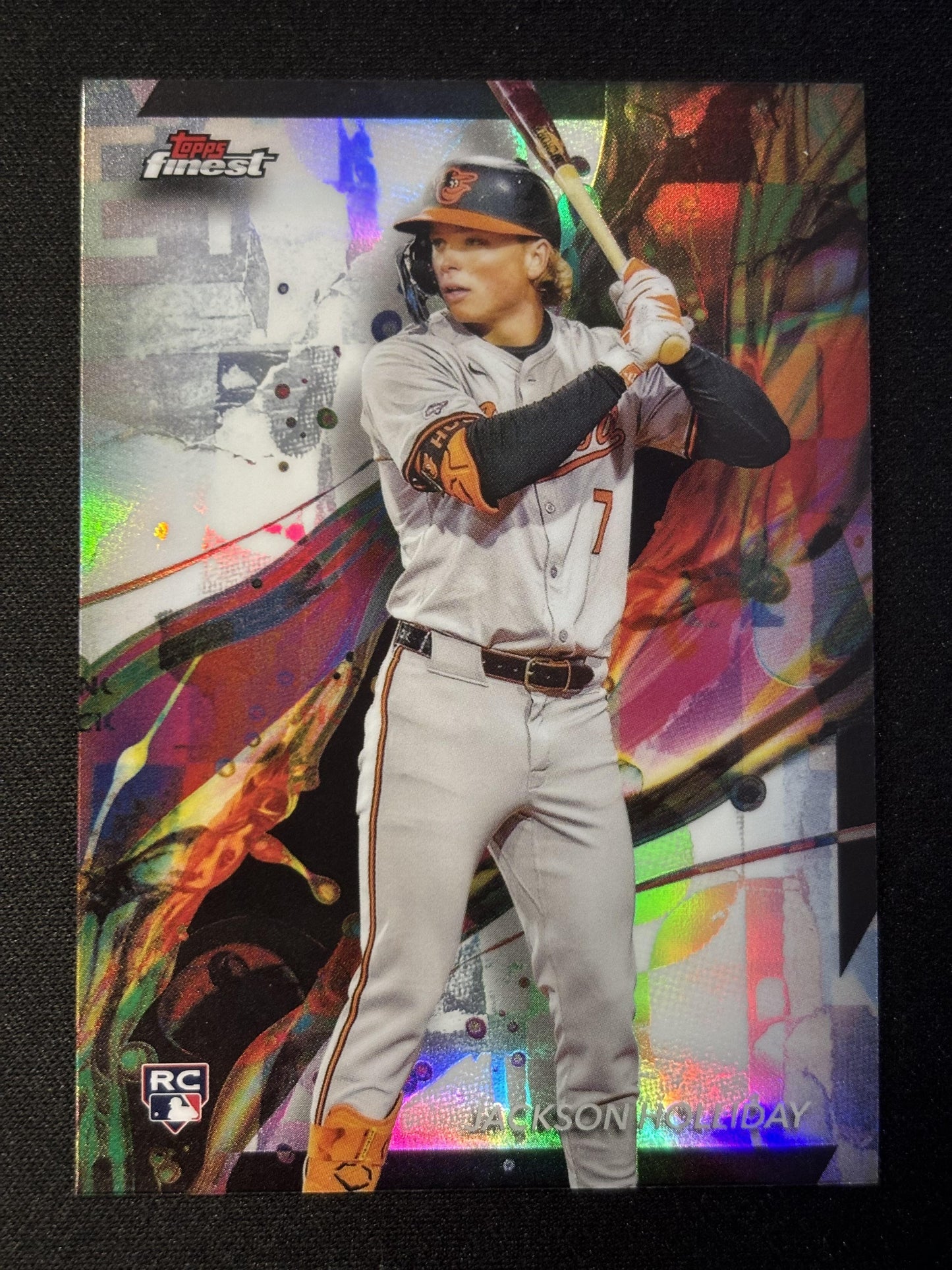 #76 Jackson Holliday 2024 Finest RC Rookie Baltimore Orioles sports