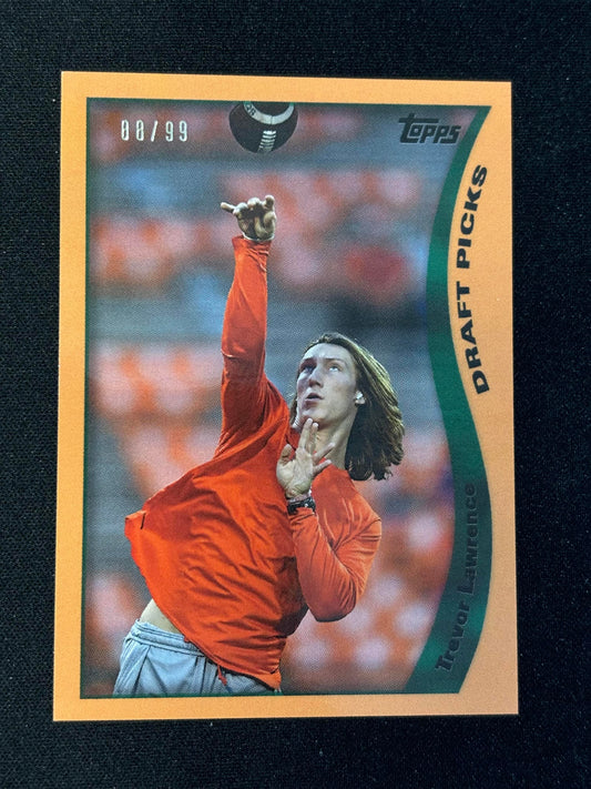 #30 Trevor Lawrence 2021 Topps x Trevor Lawrence sports