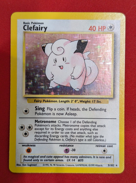 #5/102 Clefairy Base Set