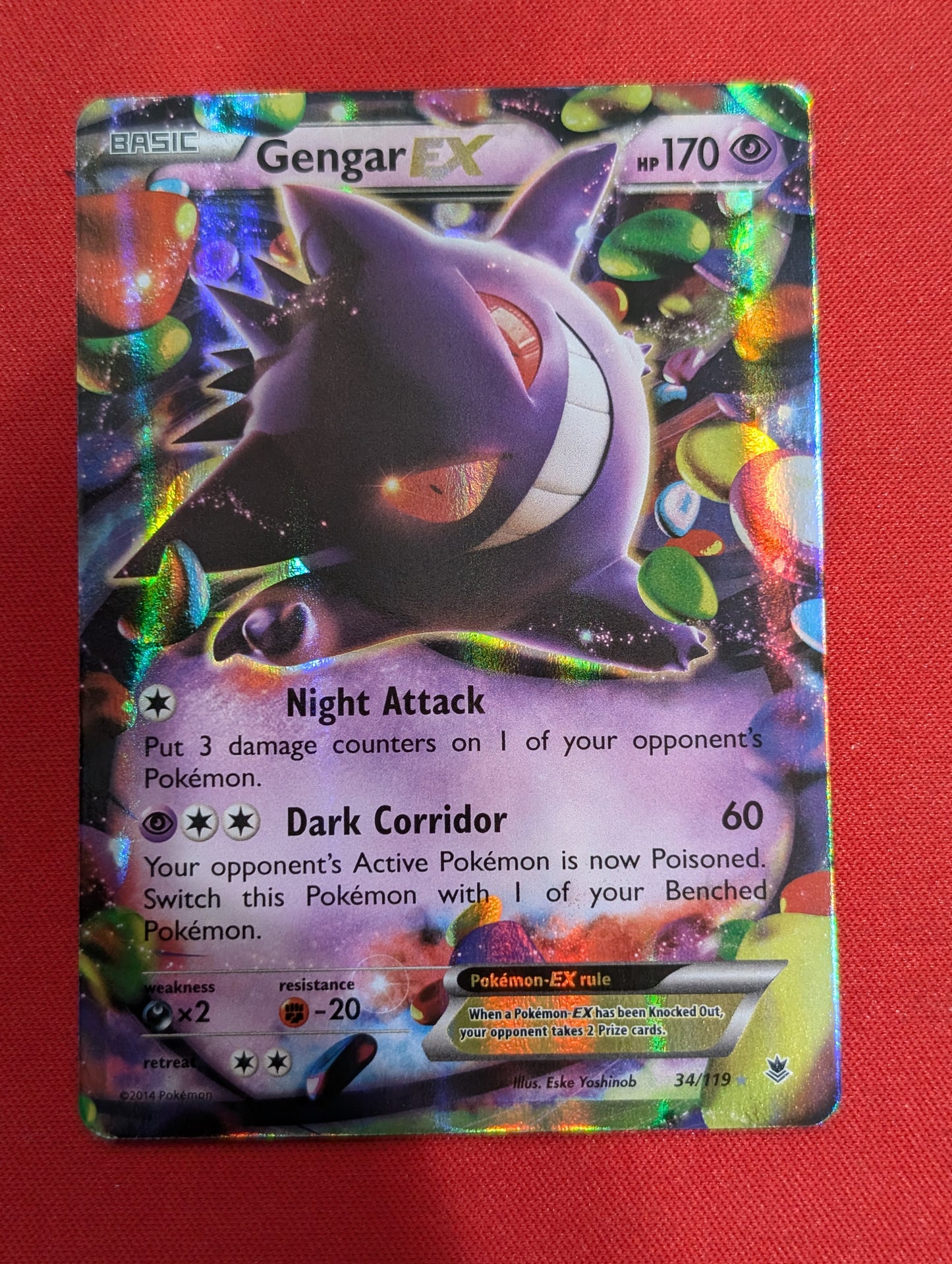 #34/119 Gengar EX XY - Phantom Forces