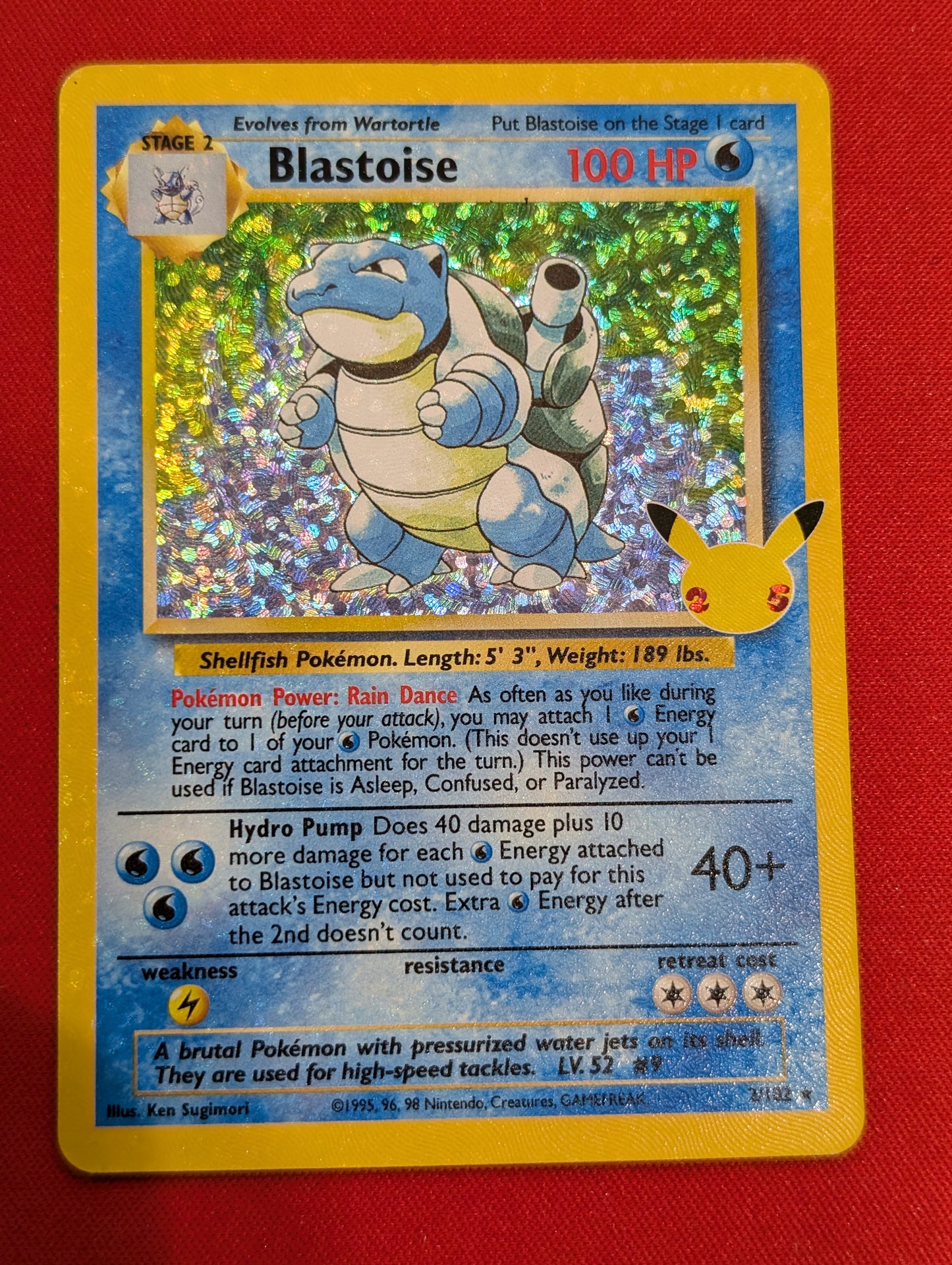 #2/102 Blastoise Celebrations: Classic Collection