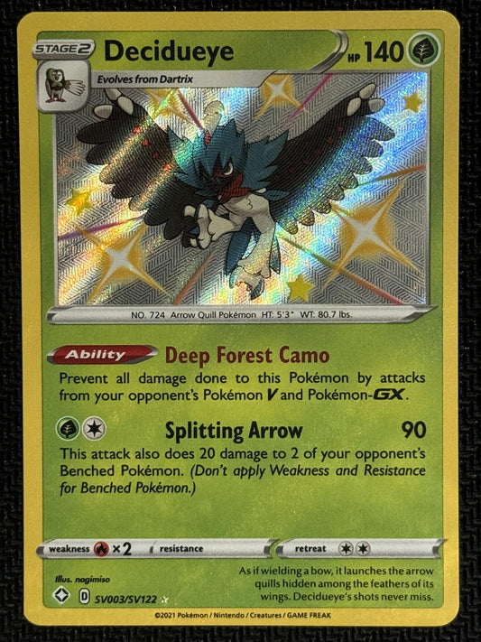 #SV003/SV122 Decidueye Shining Fates: Shiny Vault