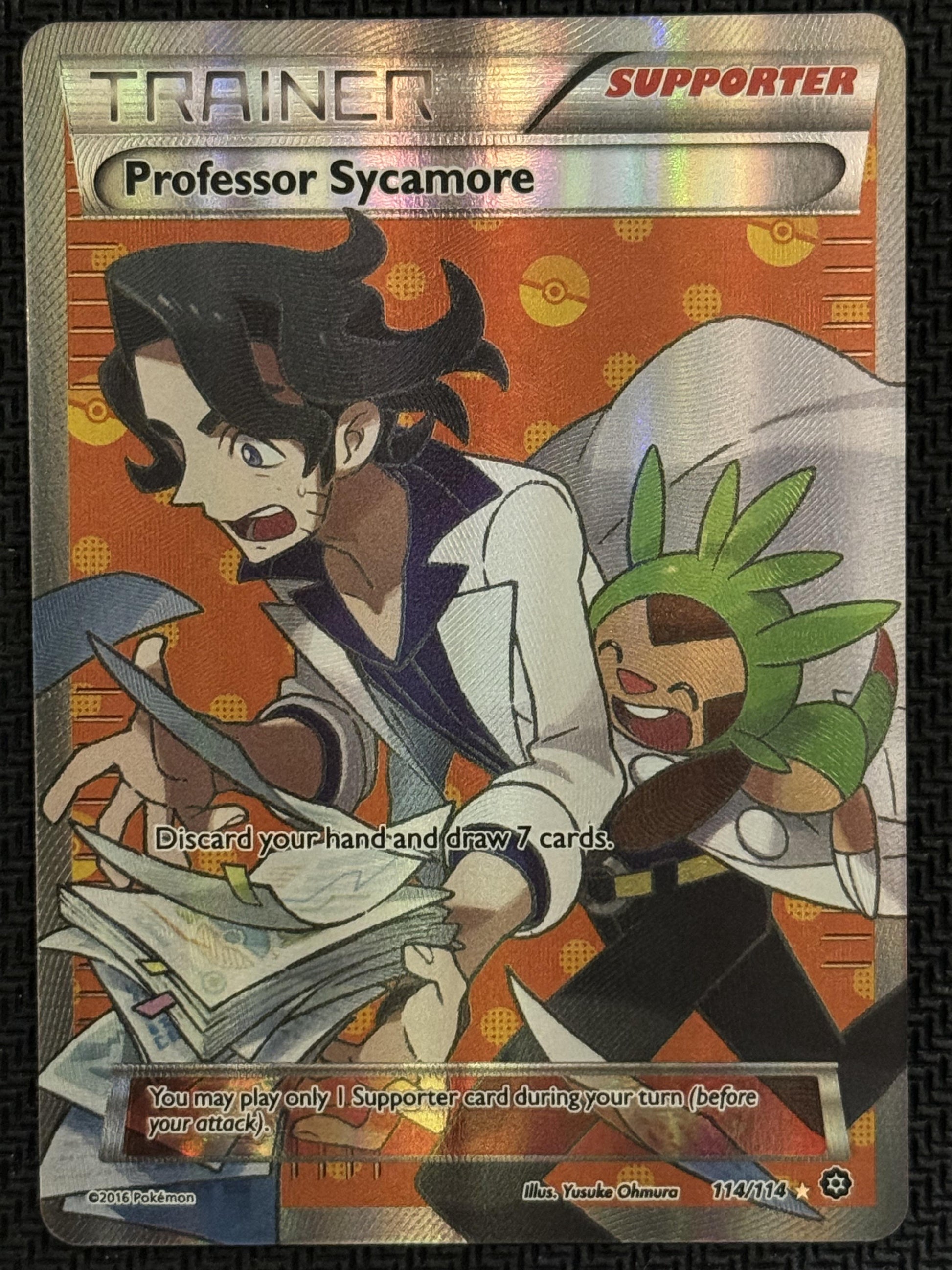 #114/114 Professor Sycamore XY - Steam Siege