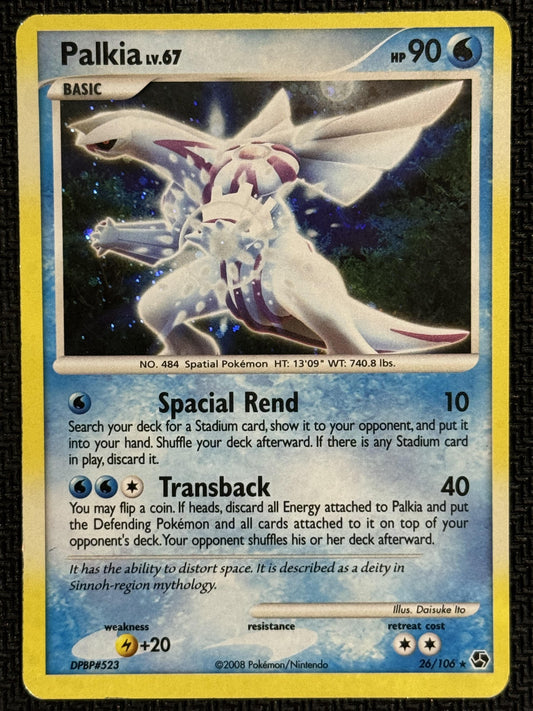 #026/106 Palkia - 26/106 (Cosmos Holo) Deck Exclusives
