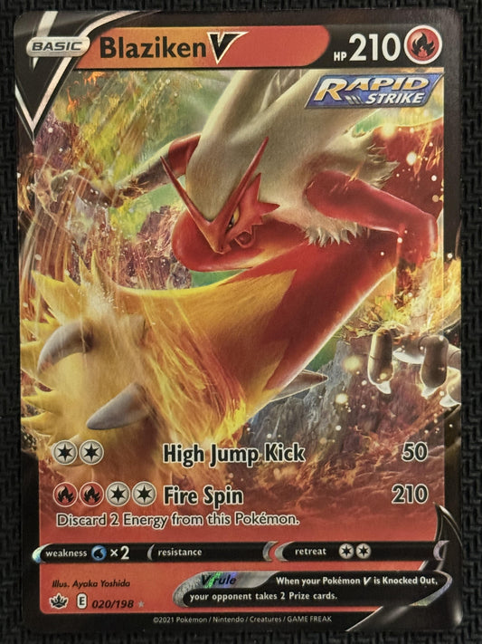#020/198 Blaziken V SWSH06: Chilling Reign