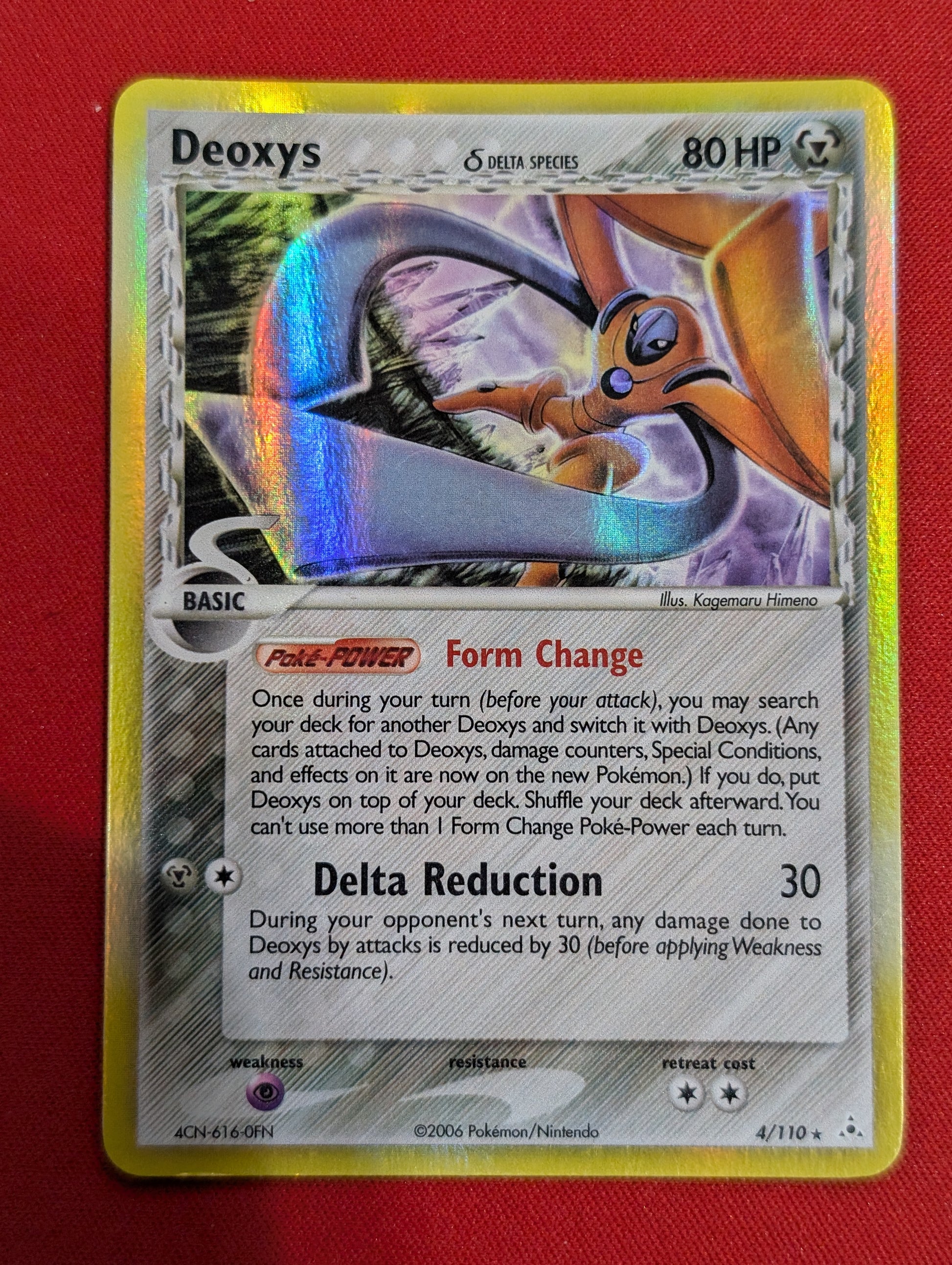 #4/110 Deoxys (Delta Species - Defense Forme) Holon Phantoms