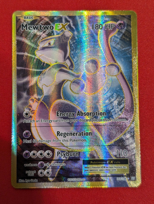 #103/108 Mewtwo EX (Full Art) XY - Evolutions