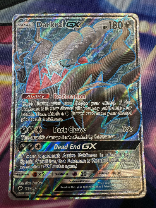 #139/147 Darkrai GX (Full Art) SM - Burning Shadows