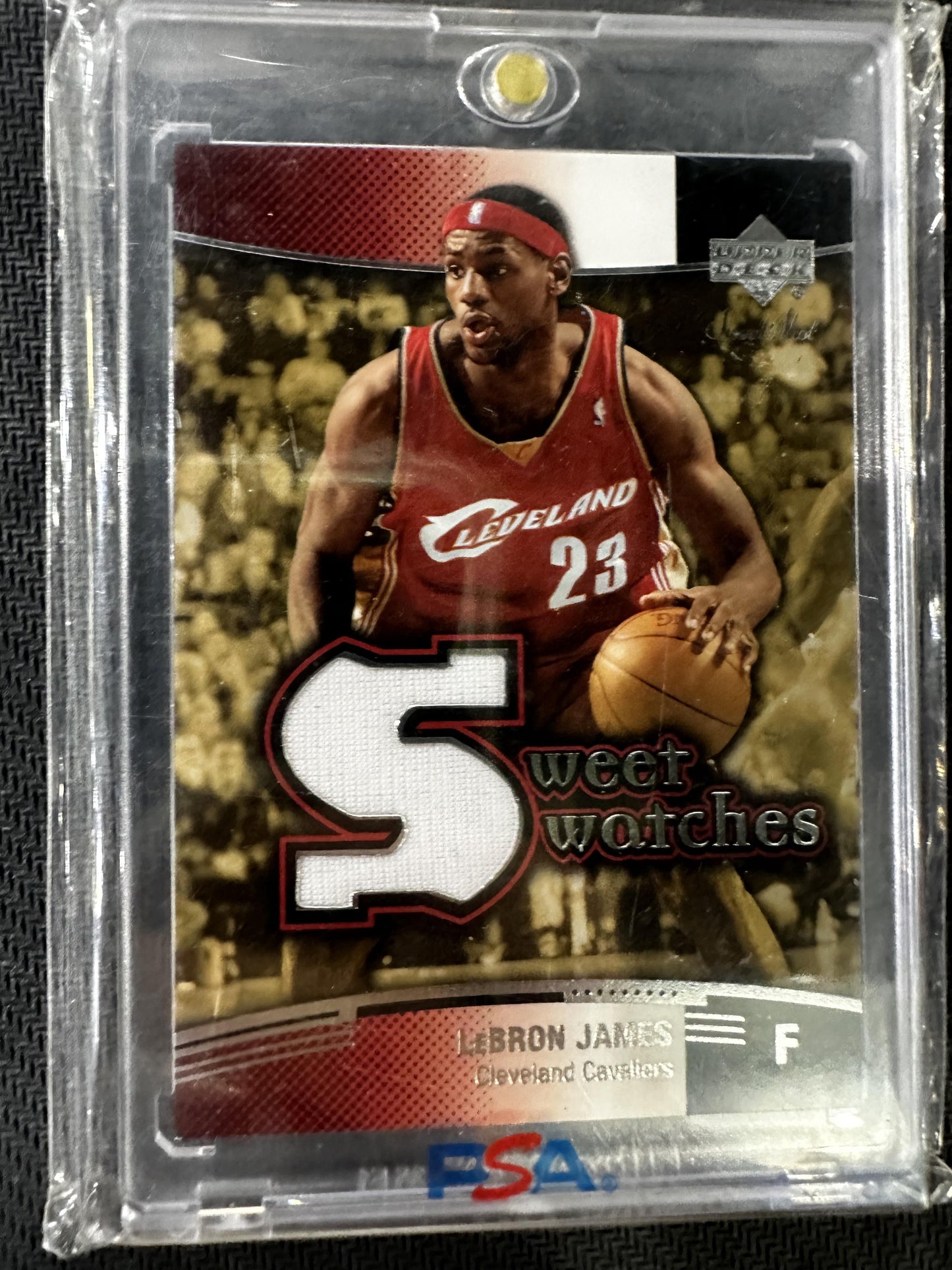 #SW-LJ LeBron James 2004-05 Upper Deck Sweet Shot Cavaliers Sweet Swatches