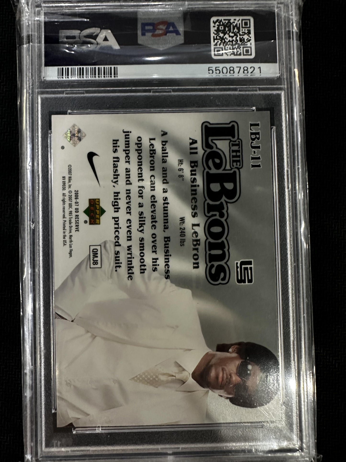 #LBJ11 Lebron James 2006 Upper Deck Reserve The Lebrons Auto 7 The Lebrons