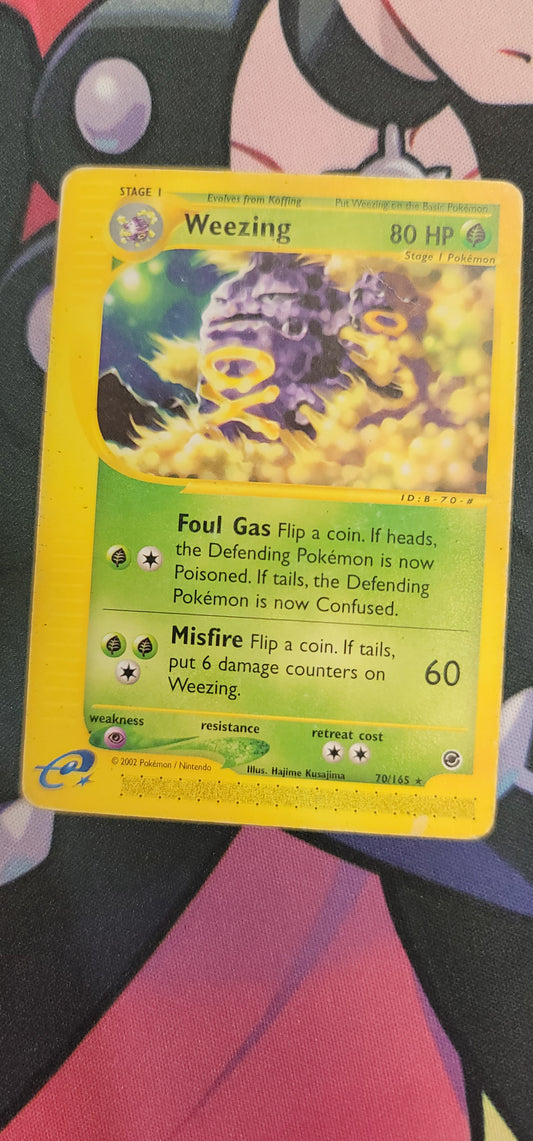 #070/165 Weezing (70) Expedition Rare tcg