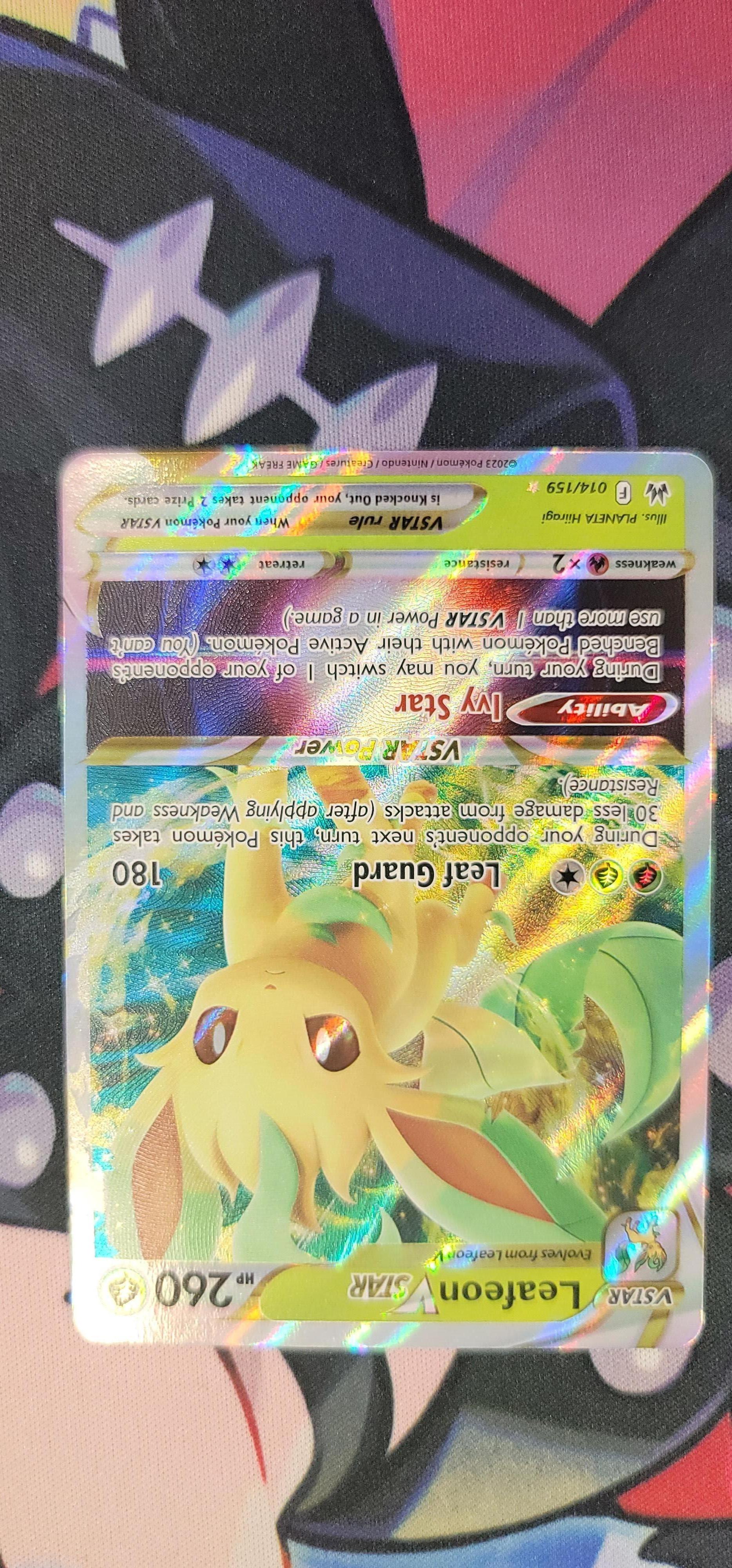 #014/159 Leafeon VSTAR Crown Zenith Ultra Rare tcg