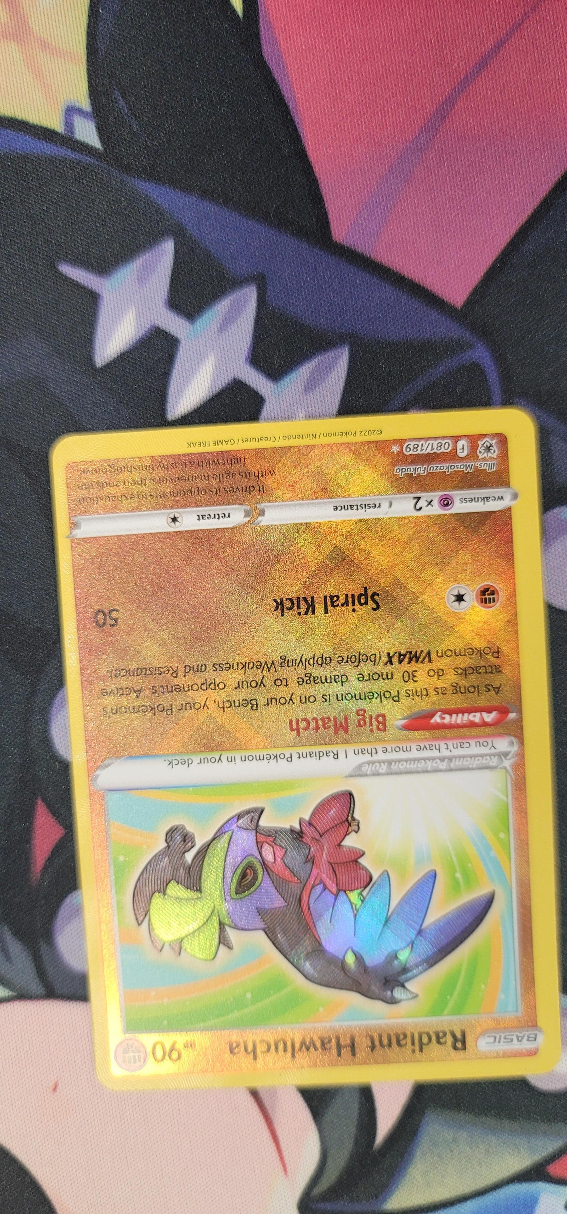 #081/189 Radiant Hawlucha SWSH10: Astral Radiance Radiant Rare tcg