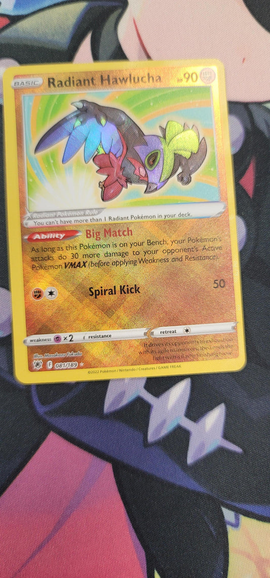 #081/189 Radiant Hawlucha SWSH10: Astral Radiance Radiant Rare tcg