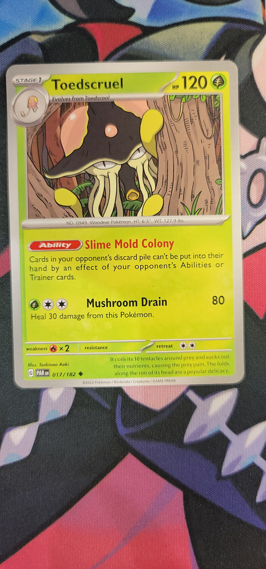 #017/182 Toedscruel SV04: Paradox Rift Uncommon tcg