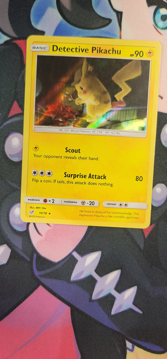 #10/18 Detective Pikachu Detective Pikachu Rare tcg