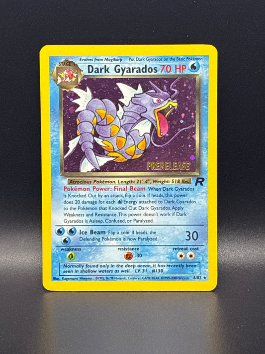 Dark Gyarados (Prerelease) #8/82 - WoTC Promo