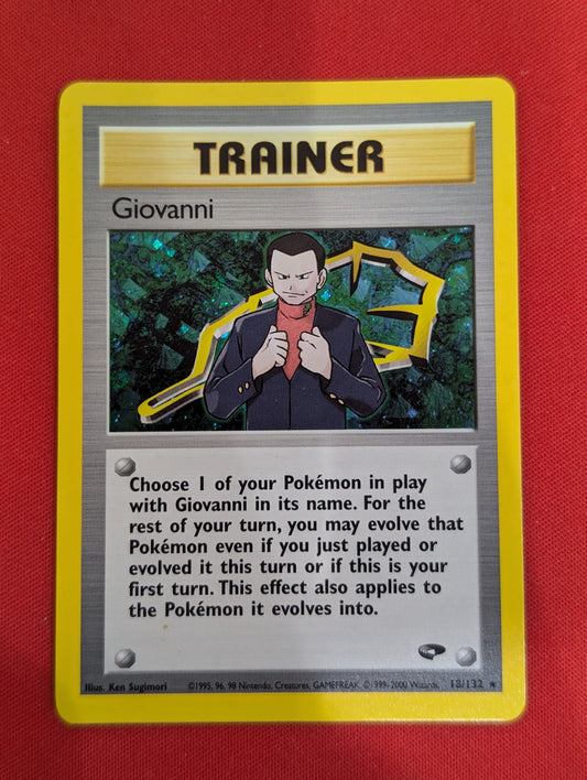 #018/132 Giovanni (18) Gym Challenge