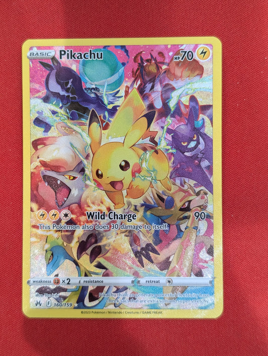 #160/159 Pikachu (Secret) Crown Zenith