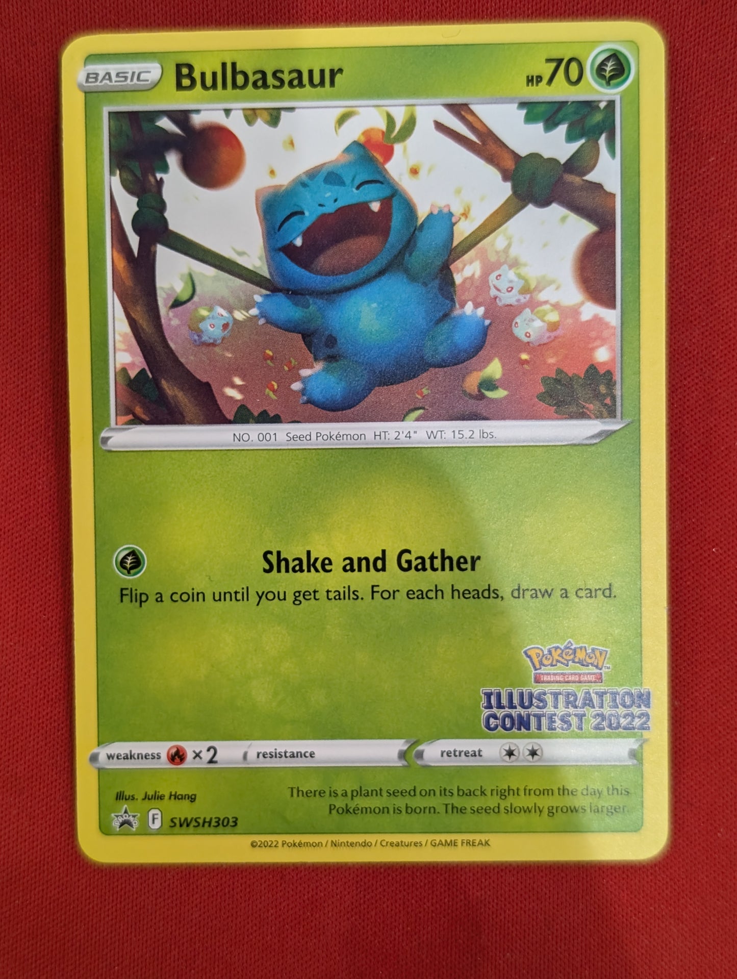 #SWSH303 Bulbasaur (Illustration Contest 2022) SWSH: Sword & Shield Promo Cards