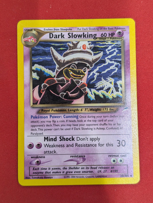 #020/105 Dark Slowking Neo Destiny