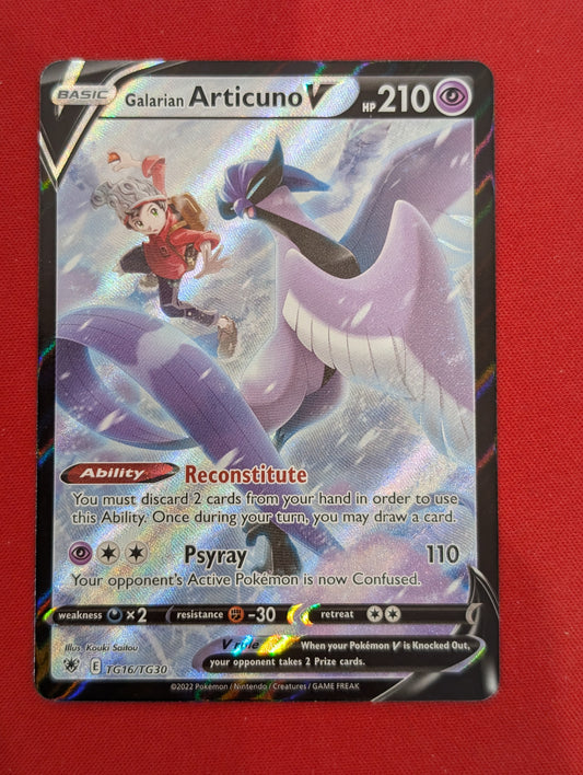 #TG16/TG30 Galarian Articuno V SWSH10: Astral Radiance Trainer Gallery