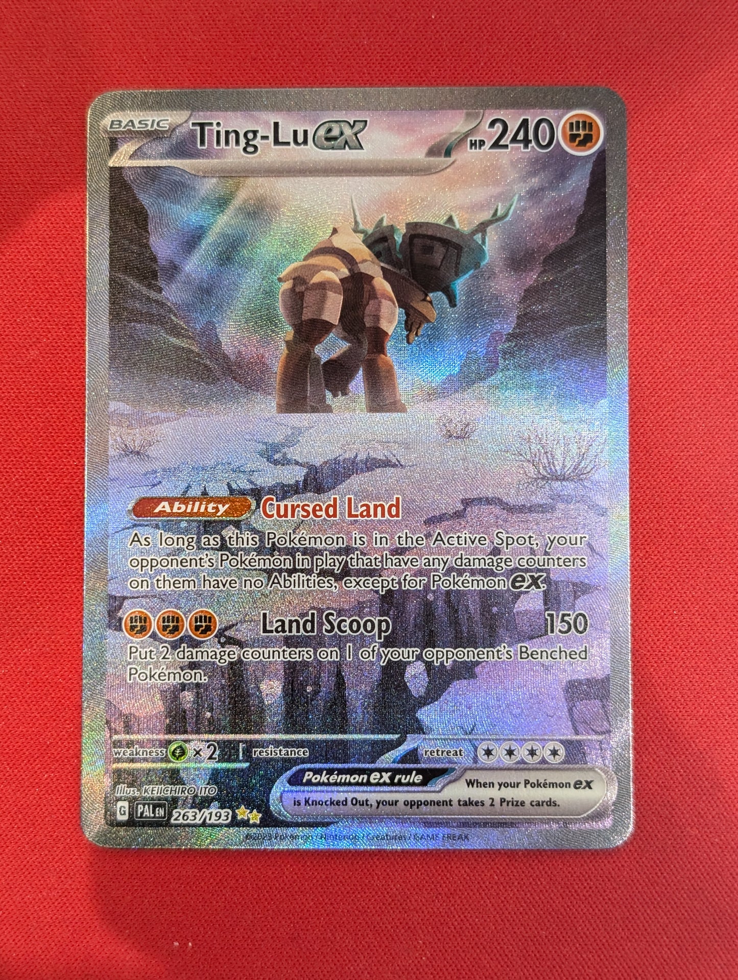 #263/193 Ting-Lu ex SV02: Paldea Evolved