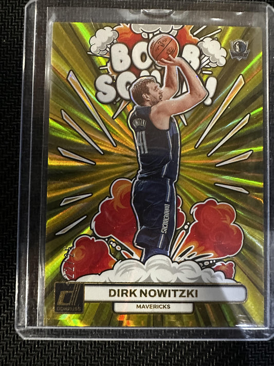 #16 Dirk Nowitzki 2023-24 Donruss Dallas Mavericks sports Bomb Squad