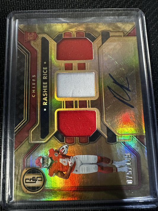 #293 Rashee Rice 2023 Panini Gold Standard /149 Kansas City Chiefs