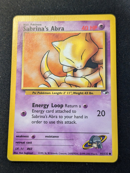 #091/132 Sabrina's Abra Gym Heroes