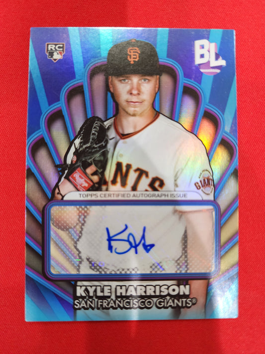 #OAA-KH Kyle Harrison 2024  Big League Auto  Giants sports Opening Act