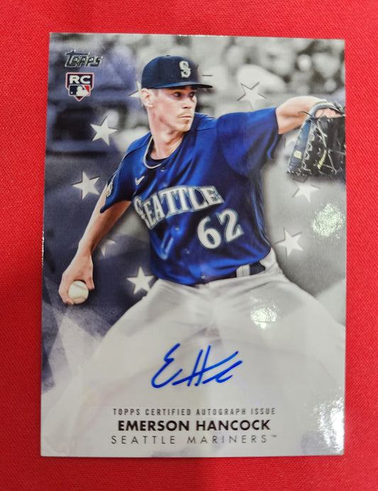 2024 Topps #BSA2-EH Emerson Hancock Baseball Stars Autographs (Series Two)