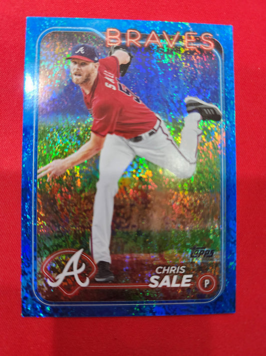 #484 Chris Sale 2024 Topps SN #/999 sports Blue Holofoil