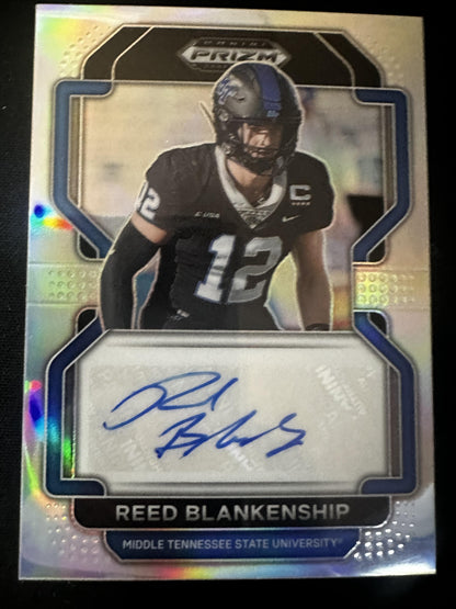 #RA-RBL Reed Blankenship 2022 Prizm Draft Picks Autographs Silver