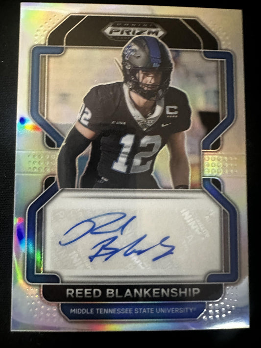 #RA-RBL Reed Blankenship 2022 Prizm Draft Picks Autographs Silver
